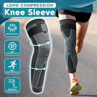 1 Pair - Knee Compression Support Sleeve Elastic Knee Brace For Pain Relief Sports Protection And Joint Stability