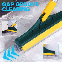 Broom Wiper 2-in-1 Cleaning Tool – Sweeper with Built-In Wiper Blade