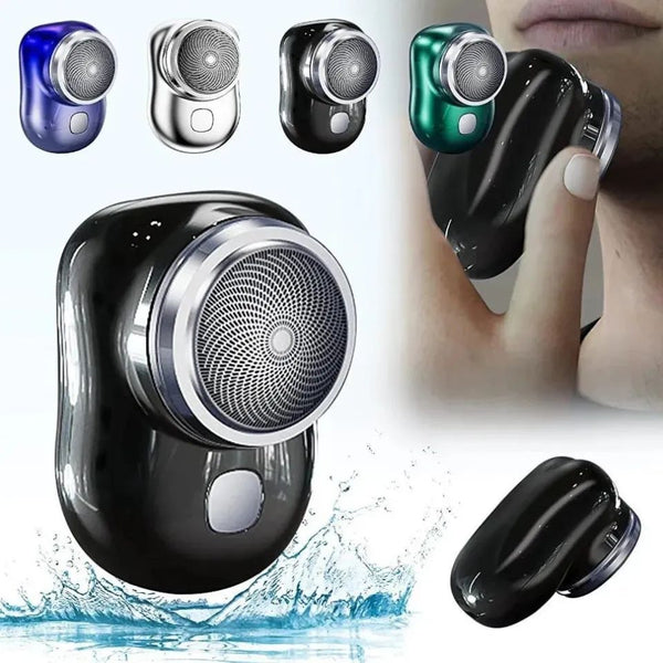 Mini Portable Electric Shaver – USB Rechargeable 6-Blade Wet & Dry Razor