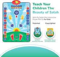 Educational Interactive Prayer Mat for Kids – Touch Sensitive Salah Mat with Audio Learning & 7 Languages