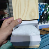 Black Stainless Steel Magnetic Ball Watch – Modern Office Style with Box