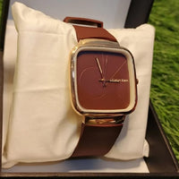 Calvin Klein Men's Square Dial Watch – Elegant Modern Timepiece Daily Wear Pro X