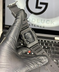 Skull Edition Watch – 3D Skull Dial, Matte Black Case, Rubber Strap