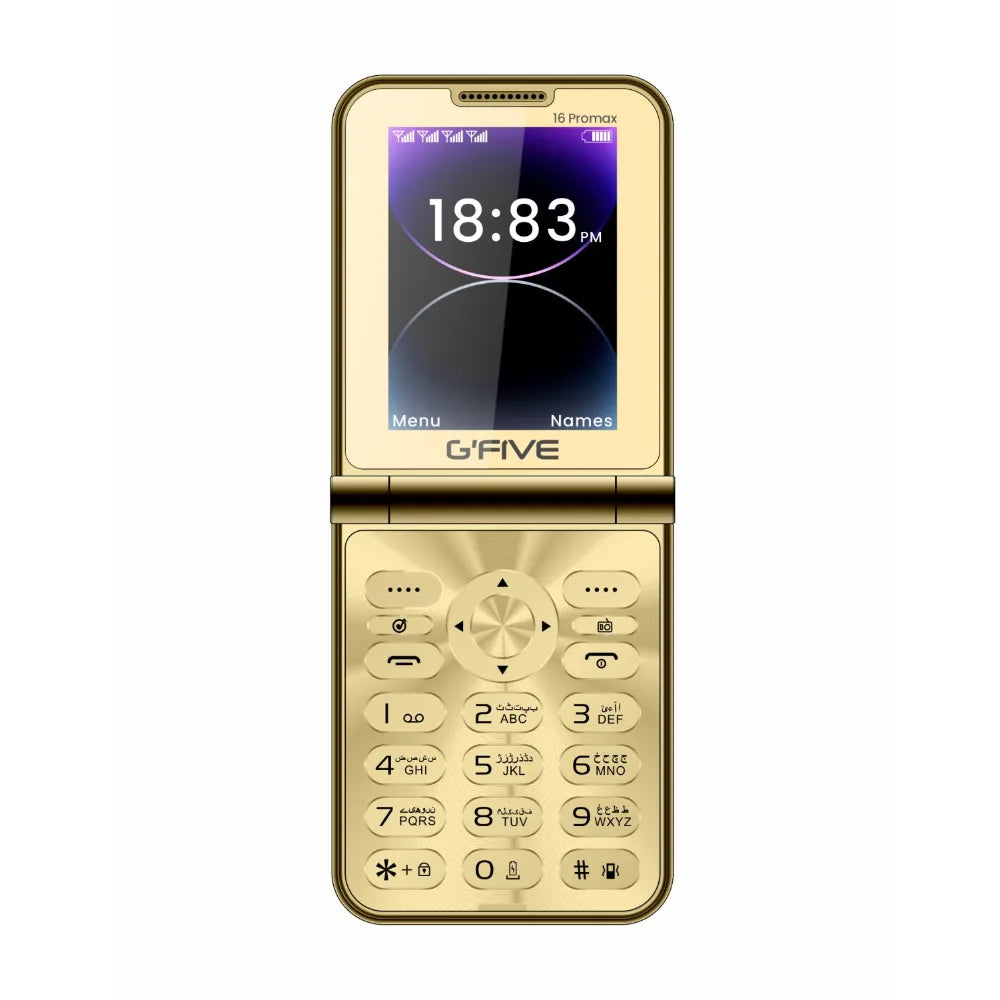 Gfive 16 Pro Max Dual SIM Feature Phone – 2.8″ Display, 2000mAh, PTA Approved