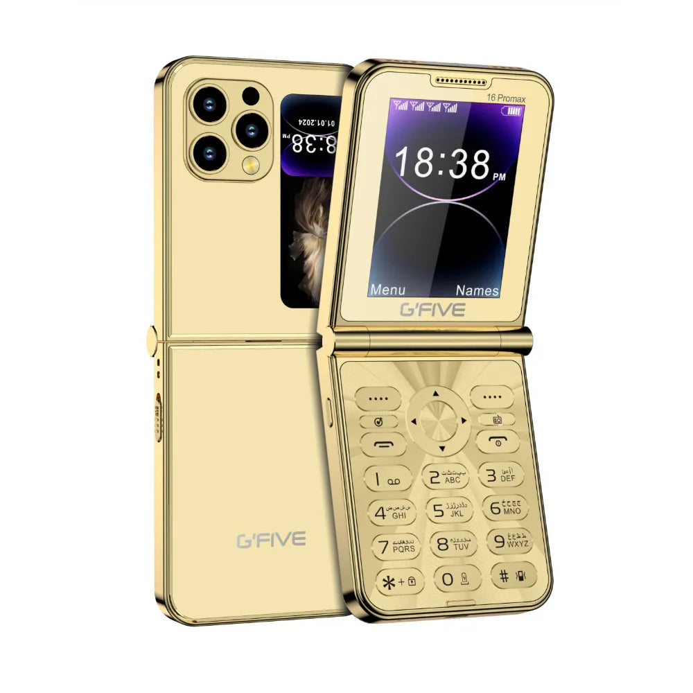 Gfive 16 Pro Max Dual SIM Feature Phone – 2.8″ Display, 2000mAh, PTA Approved