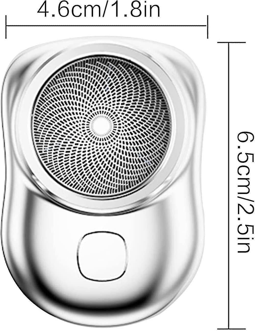 Mini Portable Electric Shaver – USB Rechargeable 6-Blade Wet & Dry Razor