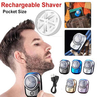 Mini Portable Electric Shaver – USB Rechargeable 6-Blade Wet & Dry Razor