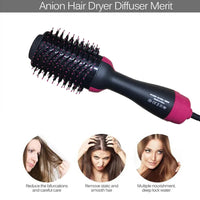 3-in-1 Hot Air Brush Dryer & Styler – Dry, Smooth, Straighten, Volumize Pro