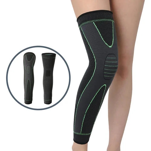 1 Pair - Knee Compression Support Sleeve Elastic Knee Brace For Pain Relief Sports Protection And Joint Stability