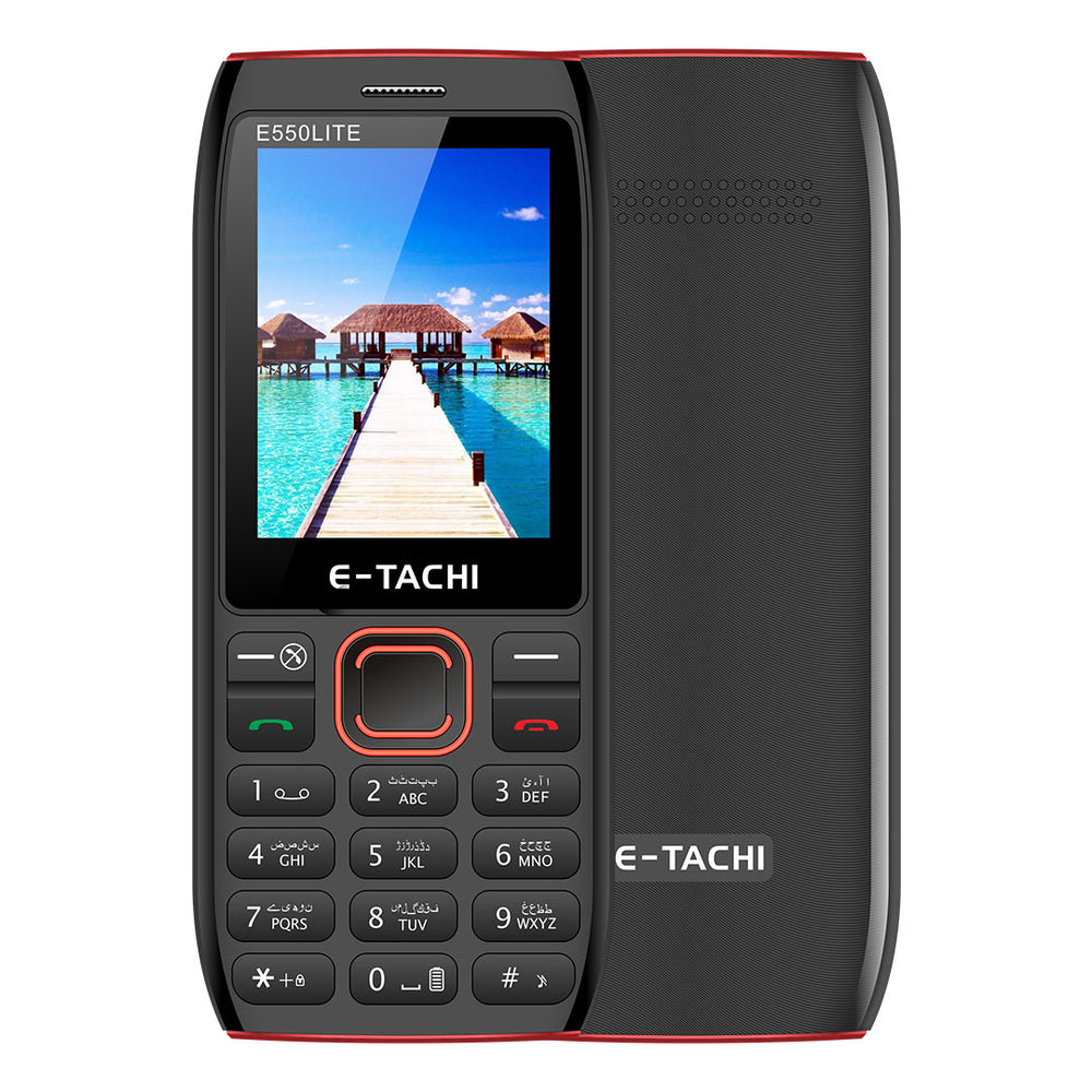 Etachi E550 Lite 2.4" QQVGA Display, 3800mAh Battery, 4 SIM, PTA Approved Phone