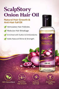 Onion Hair Oil – 100 ml | Anti-hair fall, strengthens & shines.