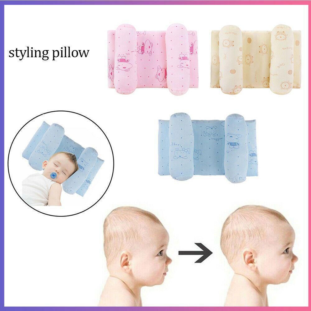 Newborn Head Shaping Pillow – Adjustable & Soft (Random Color)