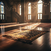 Velvet Kids Prayer Mat – Travel Friendly (Random Design)