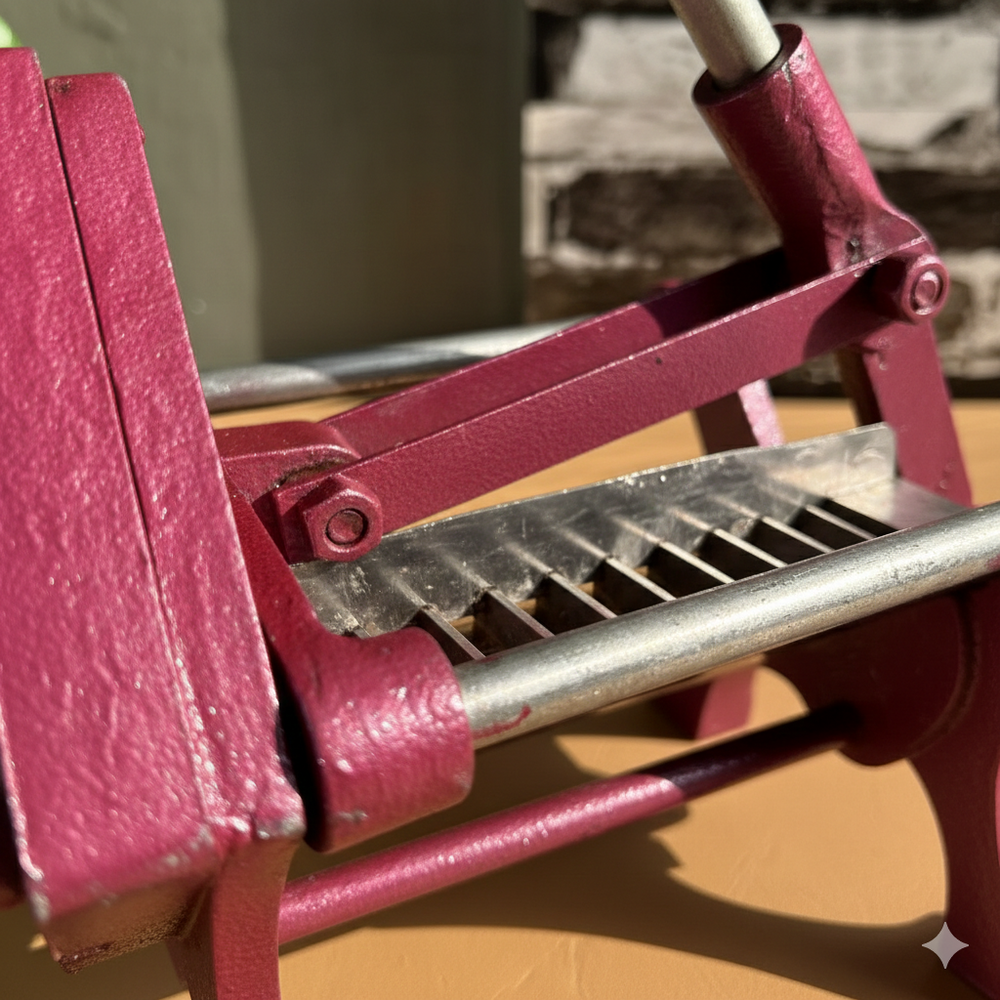 Multi-Functional Aluminium Potato Chips & French Fries Cutter – Manual Heavy-Duty Potato Slicer For Home & Restaurant Use