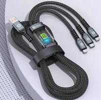 3-in-1 Fast Charge & Sync Cable – Multi-Device Data Transfer