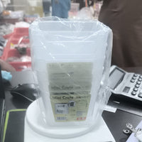 Refrigerator Food Storage Box Set – 4 Pcs Mini Crate Organizers (0.6L Each)