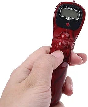 Digital Islamic Tasbih Finger Counter – Rotating Prayer Beads (Random Color)