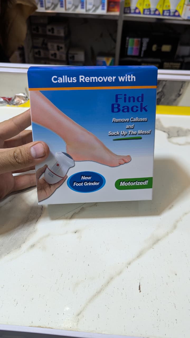 Rechargeable Electric Callus Remover with Vacuum